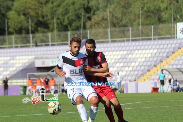 فيديو : الحسم النهائي ينتقل الى ارض الناصرة يوم الثلاثاء بعد التعادل 1-1 واكثر من 4500 مشجع ساند الفريق القسماوي 